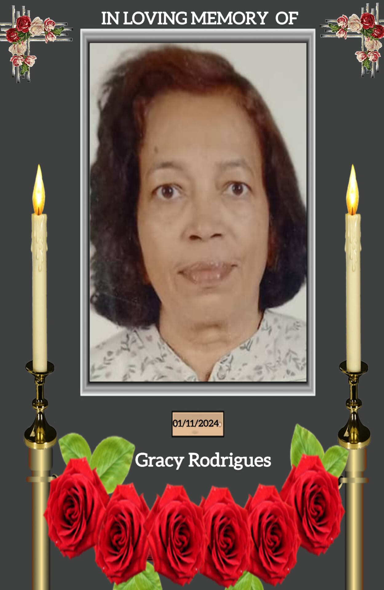 Mrs Gracy Rodrigues