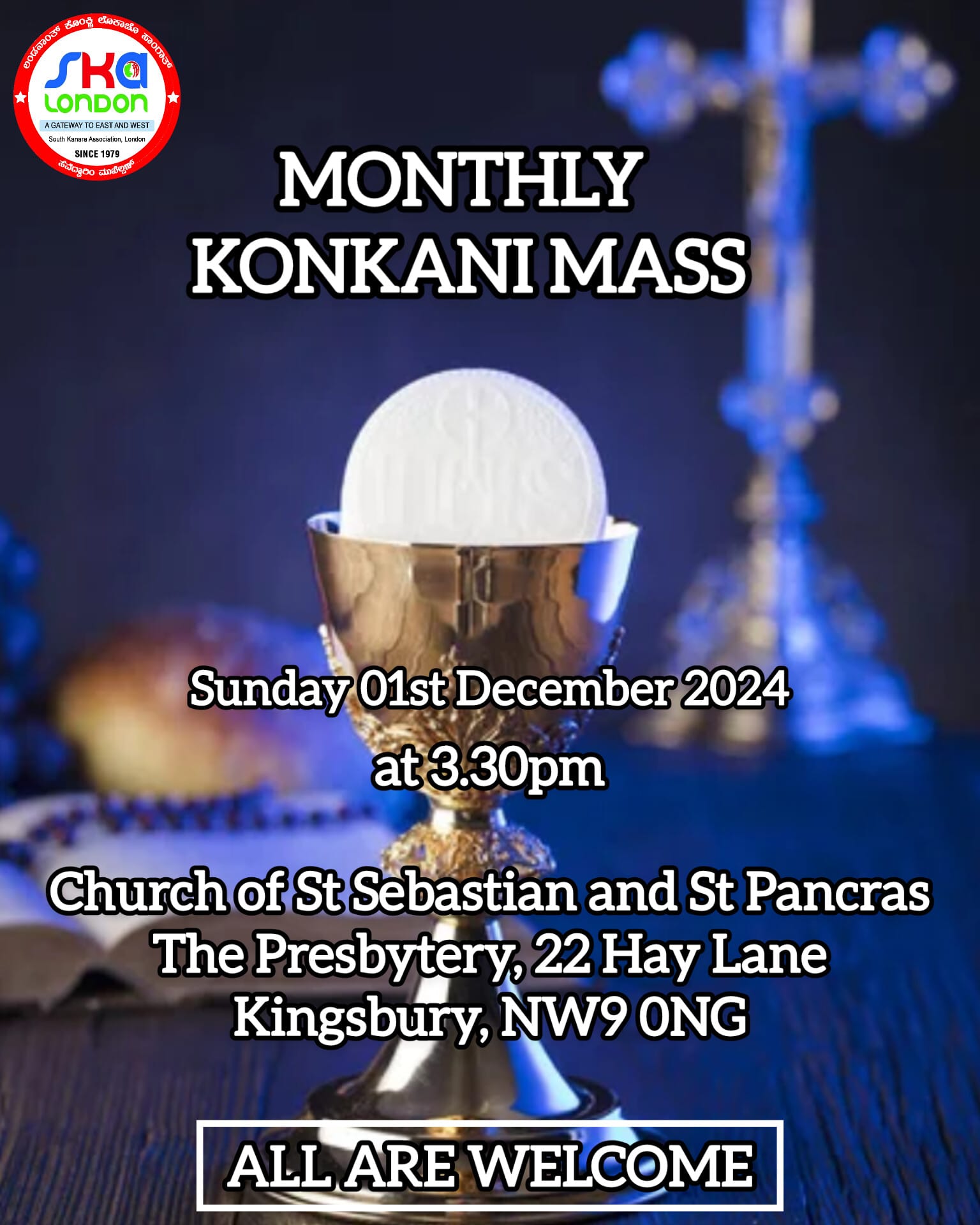 Monthly Konkani Holy Mass - December 2024