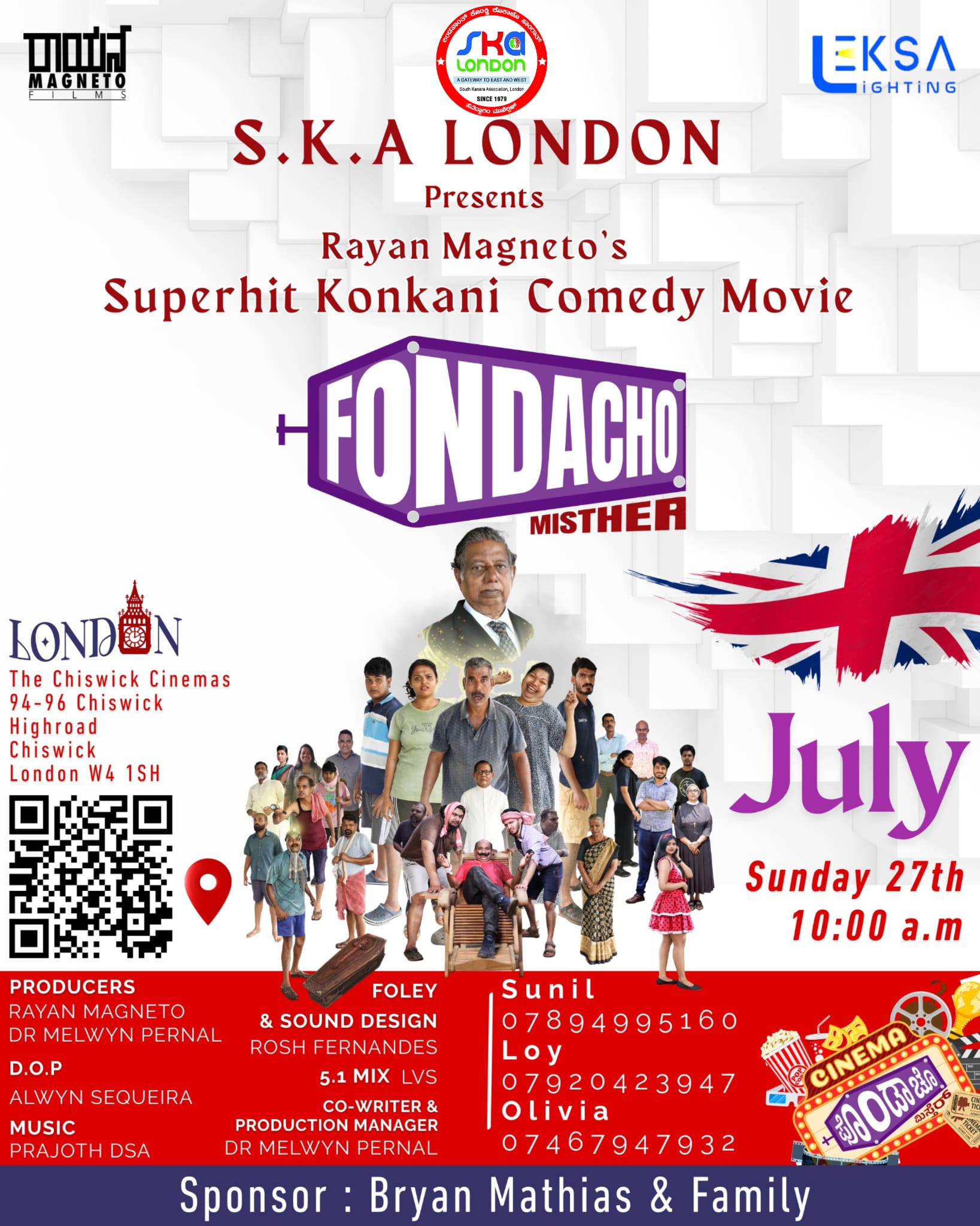 "Fondacho Misther" - Superhit Konkani Comedy Movie Screening in London