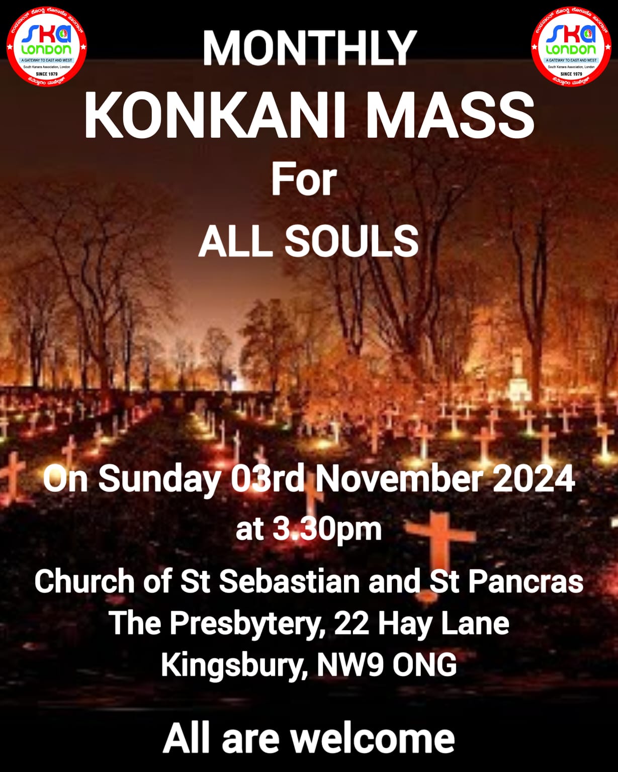 Special All Souls' Konkani Mass – 3rd November 2024